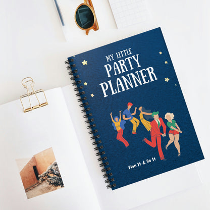 Party Planner Spiral Notebook - Ruled Line