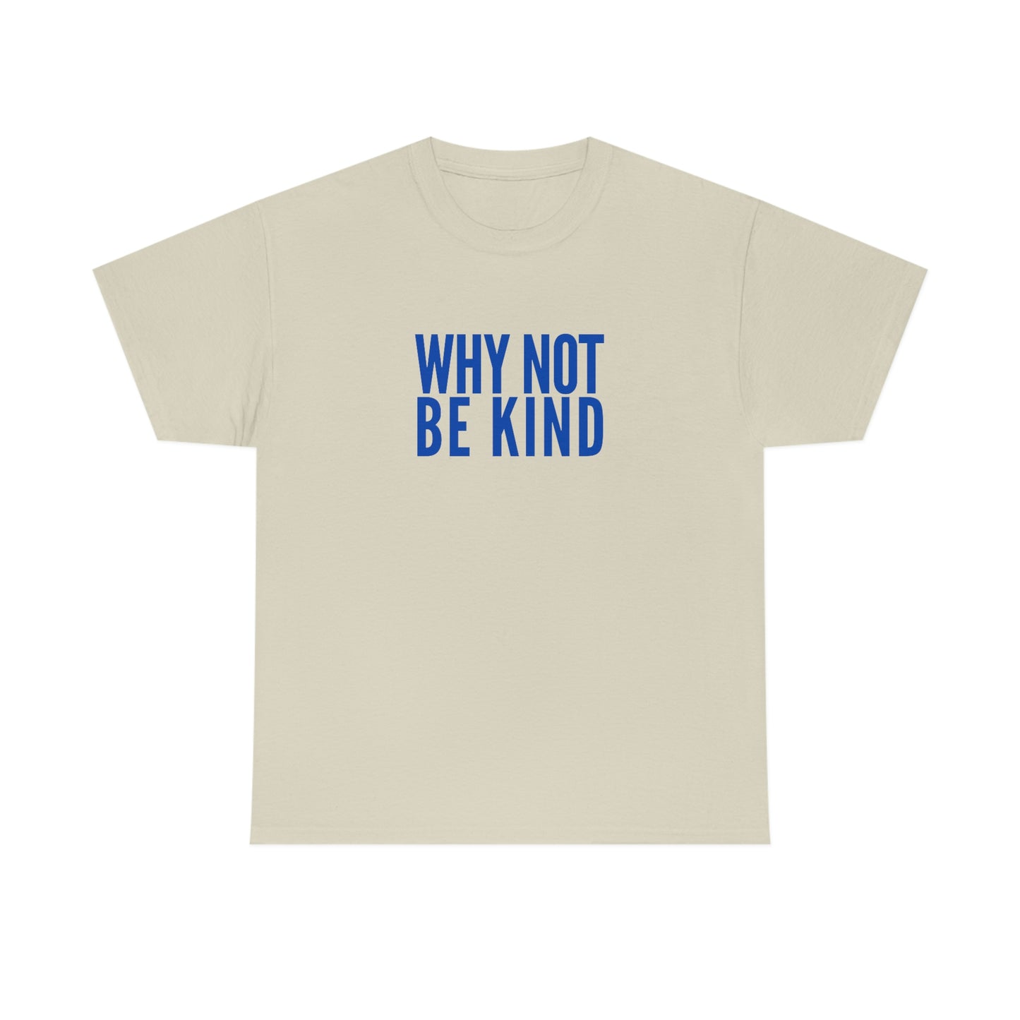 Why Not Be Kind (Light) Unisex Cotton T-shirt