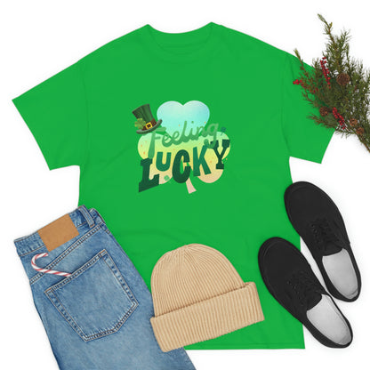 Feeling Lucky Unisex Cotton T-shirt